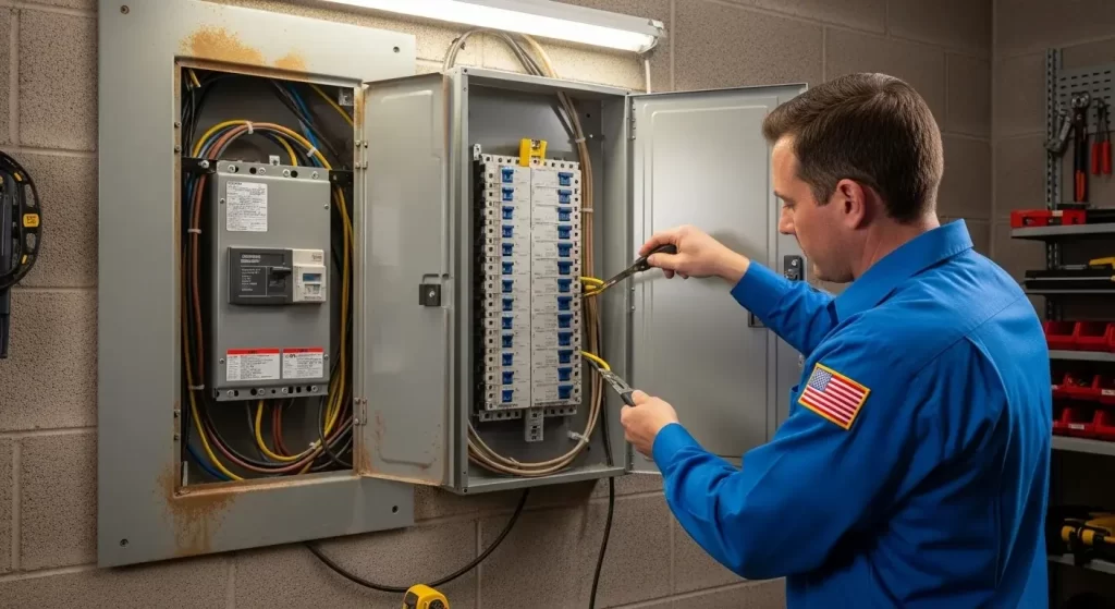 Electrical panel upgrade installation 9ec32c5d
